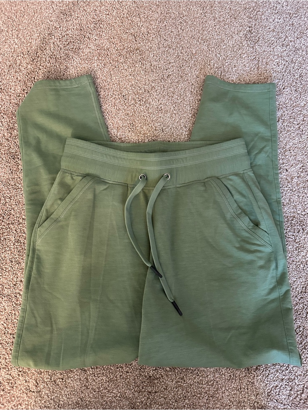Earth Yoga Olive Green Drawstring Joggers